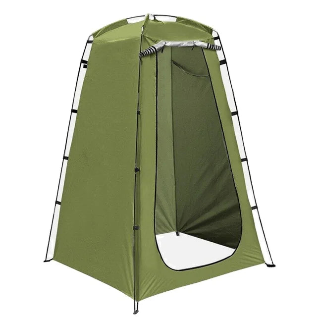 WOQI Large Family Tent Modern Double Layers Portable Folding Camping Toilet Inflatable Pop-up Shower Tent
