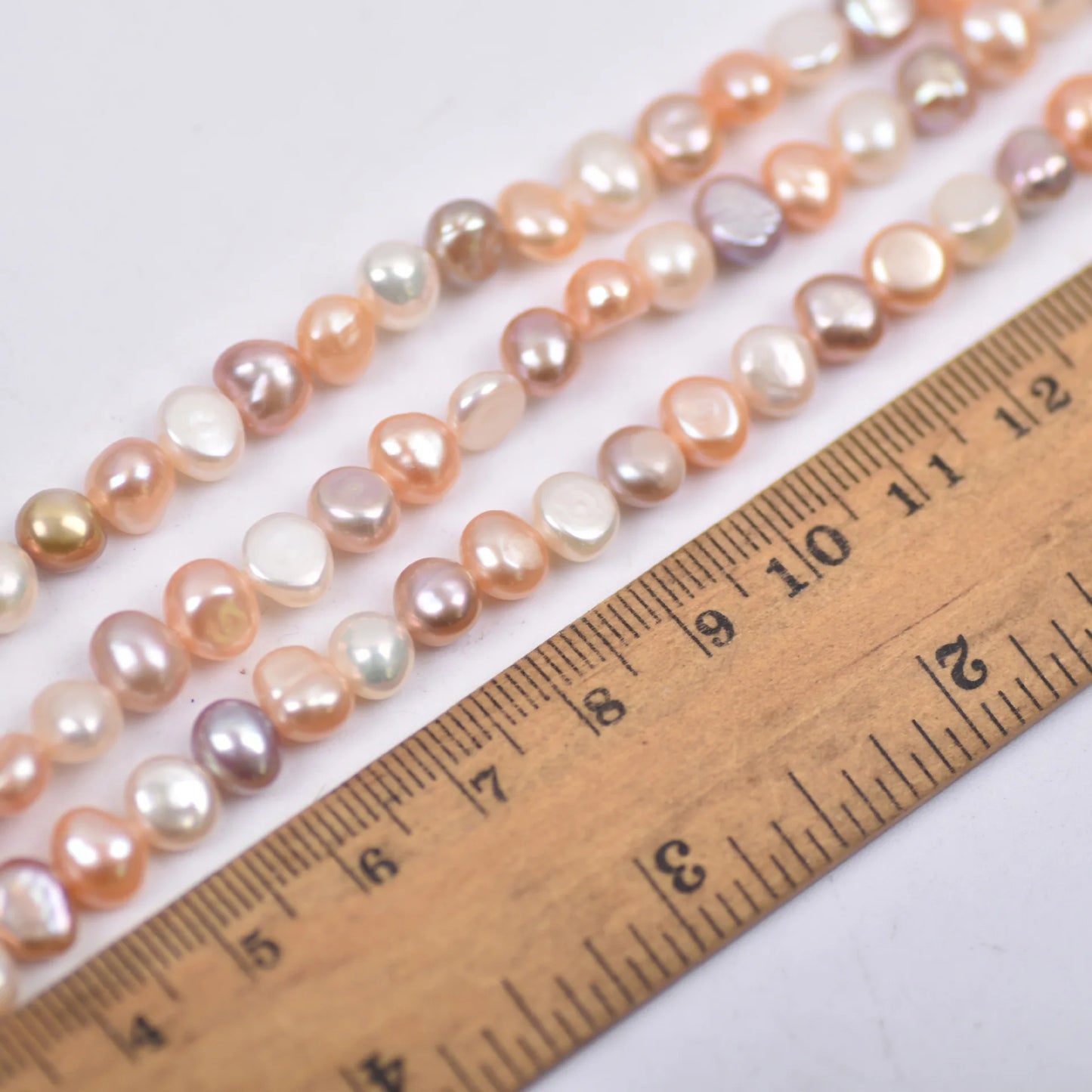 Natural Fresh Water Pearl Double Luster  Mixed Color  Profiled Baroque Loose Bead Baroque Pearl Jewelry