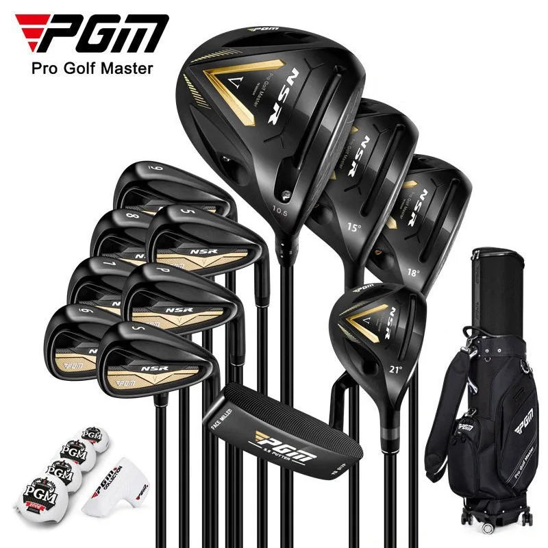 PGM MTG056 NSR 5 Right Handed High-end Advanced Men Golf Clubs Complete Set with Travel Golf Bag