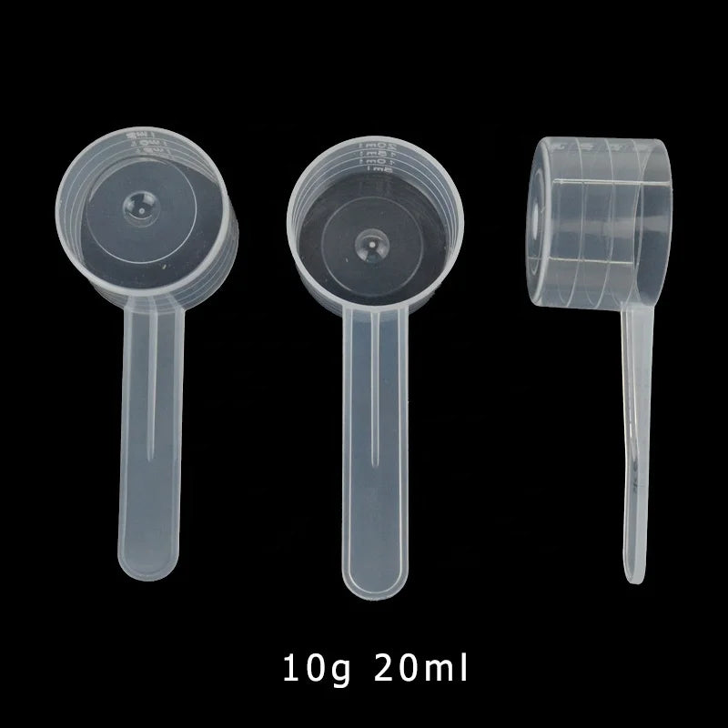 9.3 cm 10g Clear PP Plastic Bulk Milk Powder Measuring Spoon New Idea 2026