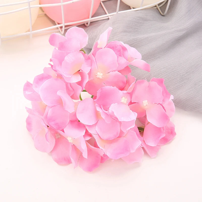 Duofu Artificial Bouquet Wedding Arrangement Hydrangea Head Holiday Party Decoration Flowers
