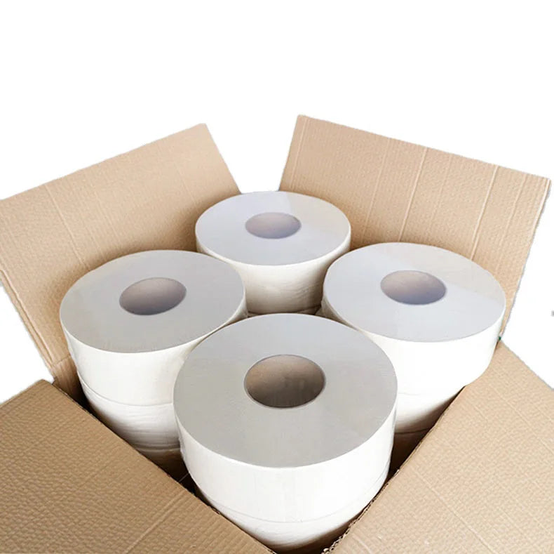Wholesale Practical Jumbo Natural Bamboo Pulp Cheapest Price Tissue Paper of a Roll