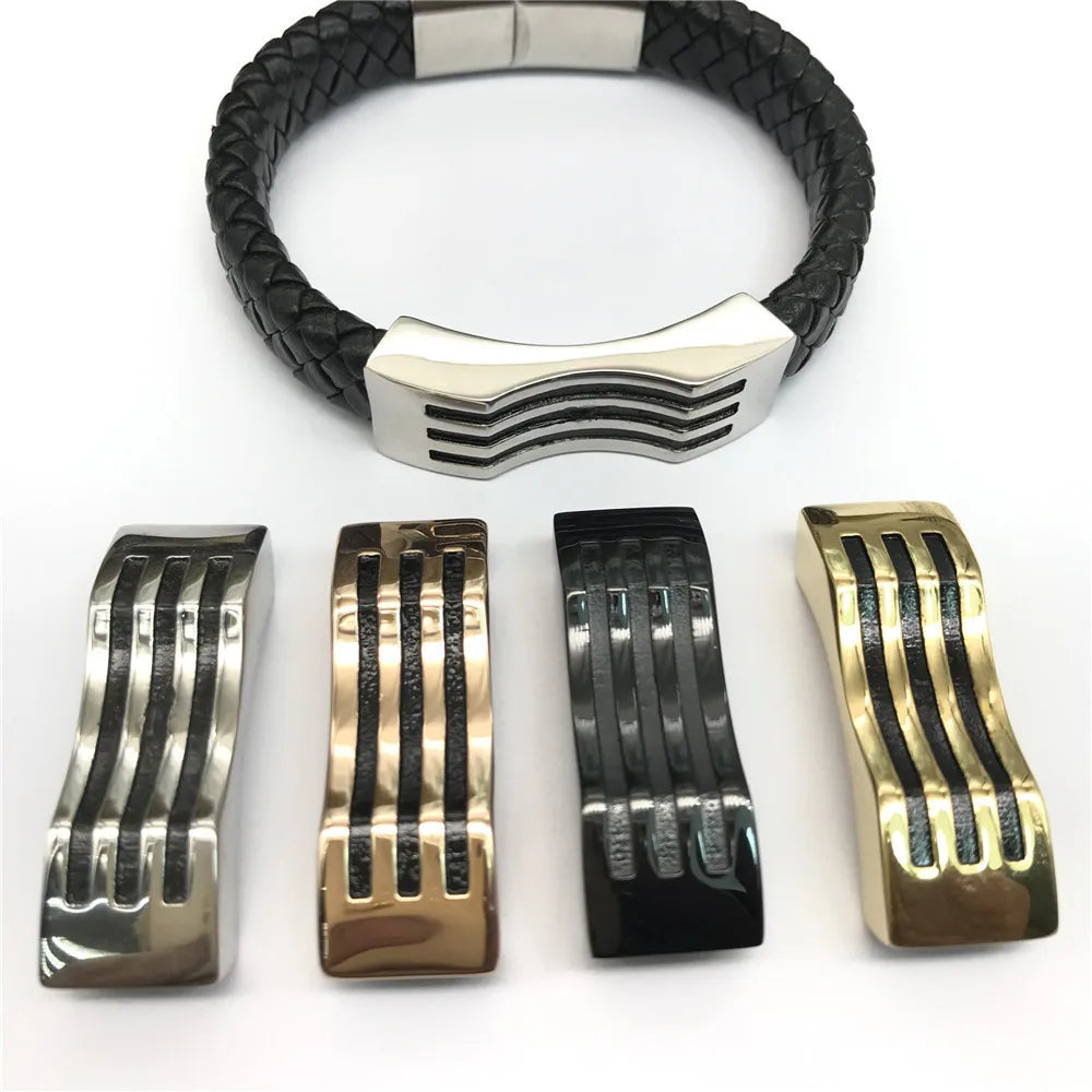 BXNK058 Wholesale Unique Stainless Steel Thick bar Spacer Bead for Jewelry Bracelet