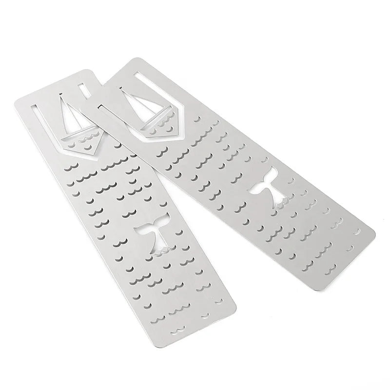 Personal Custom Stainless Steel & Brass Polished Silver Metal Bookmark with UV Printing Custom Design & Customer Logo