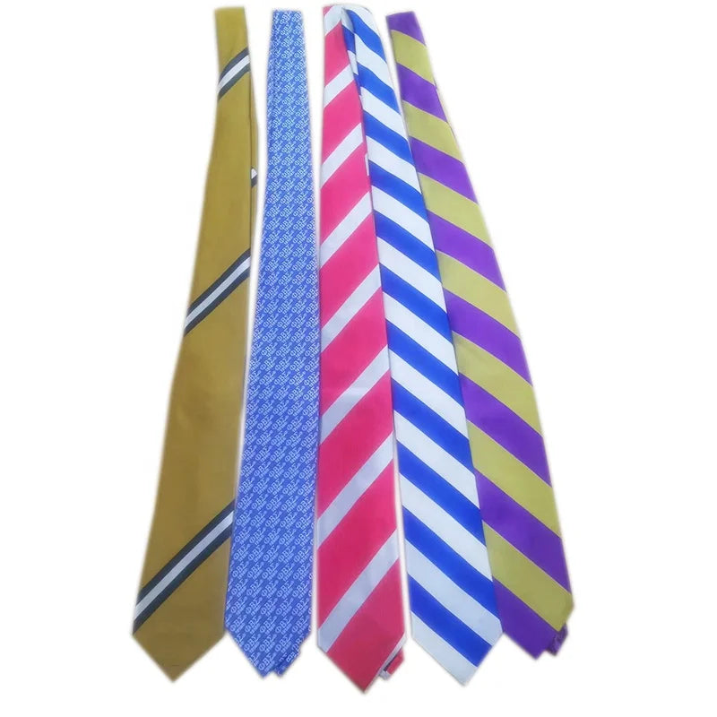 All Fraternities Groups Phi Beta Sigma Blue White Gold Purple Stripe Bowtie Fraternity Silk Long Neck Tie