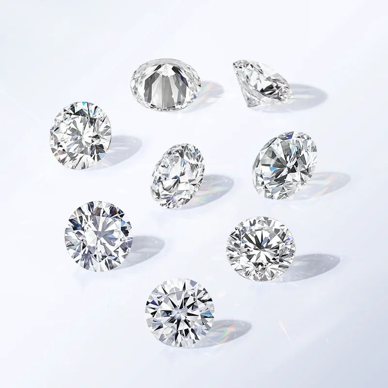Starsgem Loose Lab Diamond DEF Color VS Clarity Round Brilliant Cut Lab Grown Diamond Stone