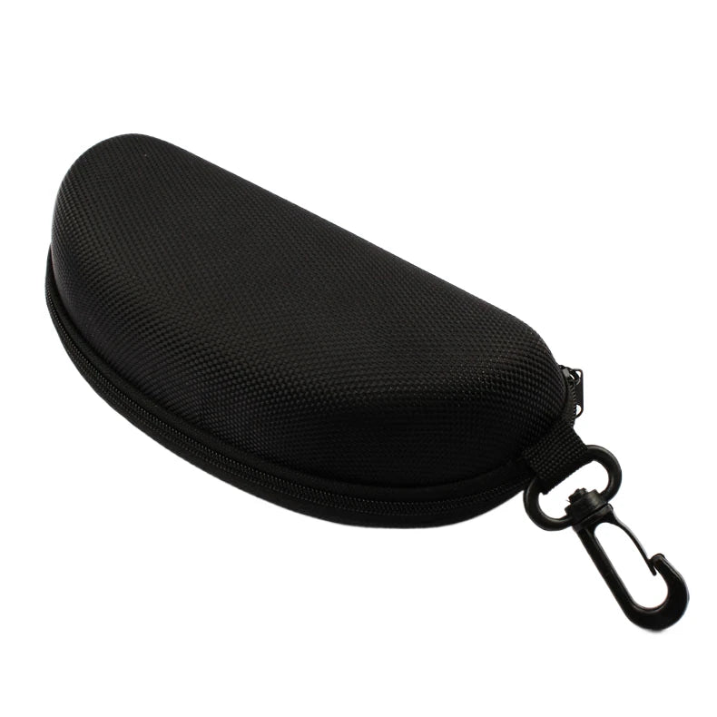 Feihong Popular Sale Compression Resistant Zipper Black EVA Sunglasses Glasses Case with Custom Logo 170x80x60