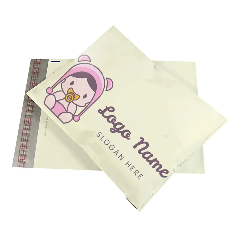 RONGWEN Manufacturer Recycled Envelope 30X45CM Black Polymailers Custom Print Logo