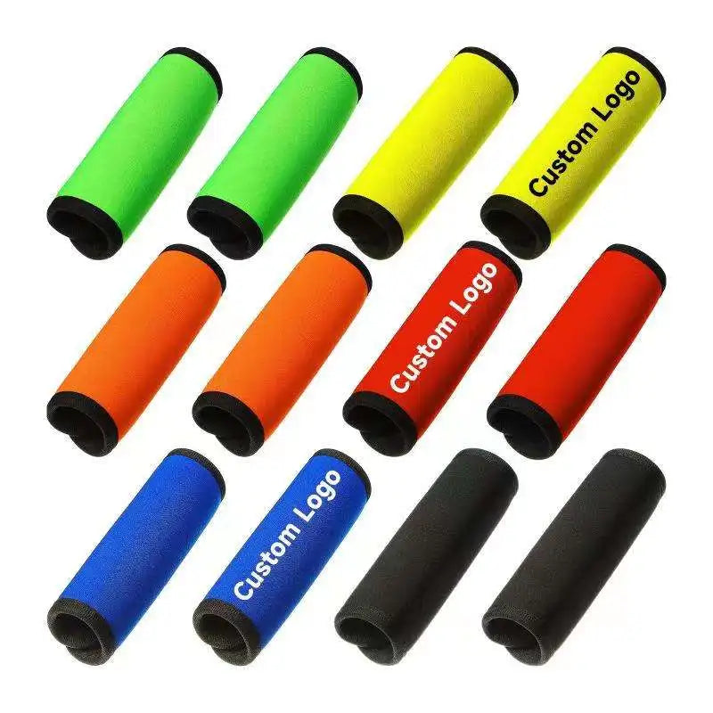 Custom Comfortable Anti-slip Sublimation Blank Neoprene Travel Case Grip Luggage Handle Cover Wrap for Suitcase
