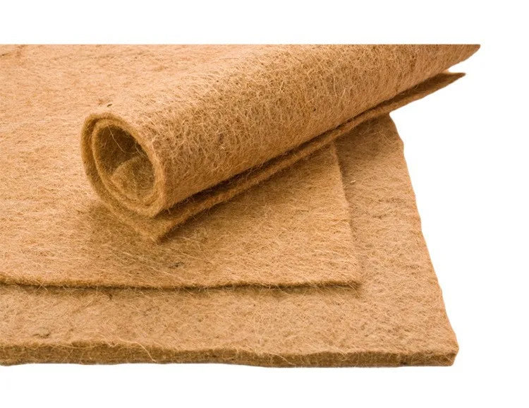 100% Biodegradable Natural Jute/Hemp Needle Punched Felt Mat Sheet Customized Size for Microgreen Plant Garden Growing