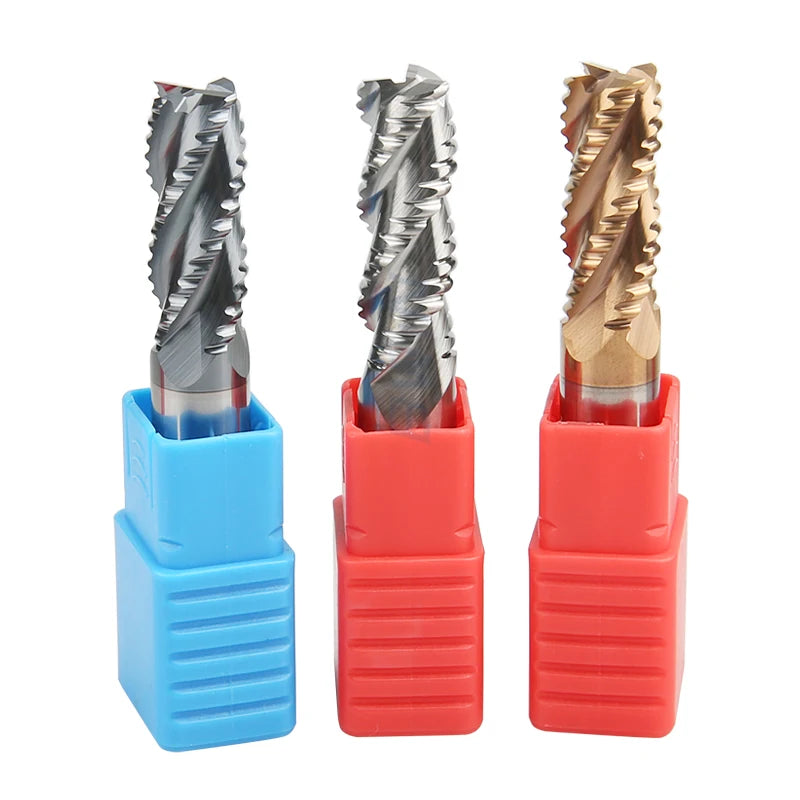 BWiN HRC55 6 mm 3 4 Flutes Roughing End Mill Cutter Aluminum Milling Cutter Solid Carbide Machine Cutting Tools for Metal
