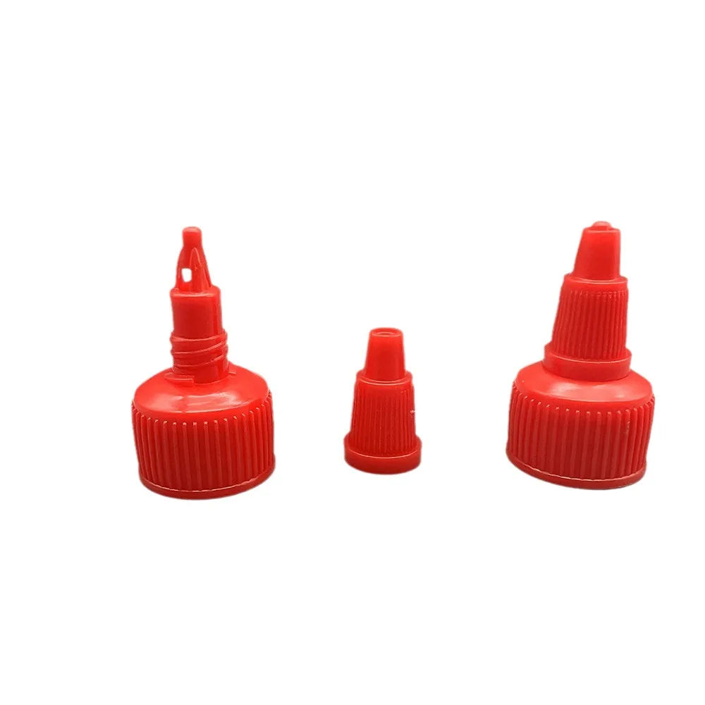 Non-Spill Screw Cap for Chilli Sauce Bottle Durable PP Plastic with 24mm/28mm Neck Size