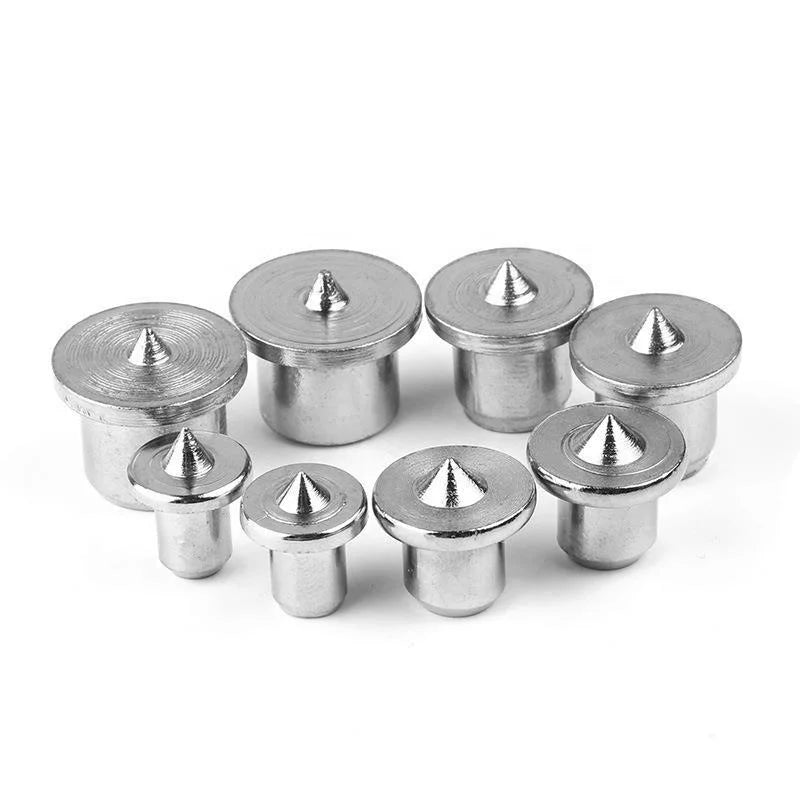 Woodworking Center Punch & Dowel Locator Chrome Plated A3 Steel Industrial Grade DIY Tool with OEM/ODM Customization