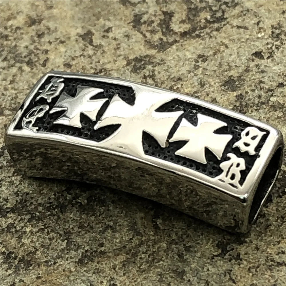 BXNK027 Fashion Jewelry Stainless Steel Jewelry Accessories Slider Beads Sheet for Fashionable Bracelet  in Stock