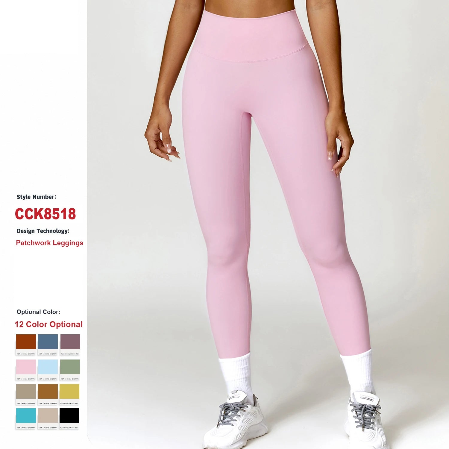 Custom OEM Wholesales High Waist Compression Stretch Gym Sports Workout Ribbed Leggings Tight Breathable Yoga Leggings for Wo