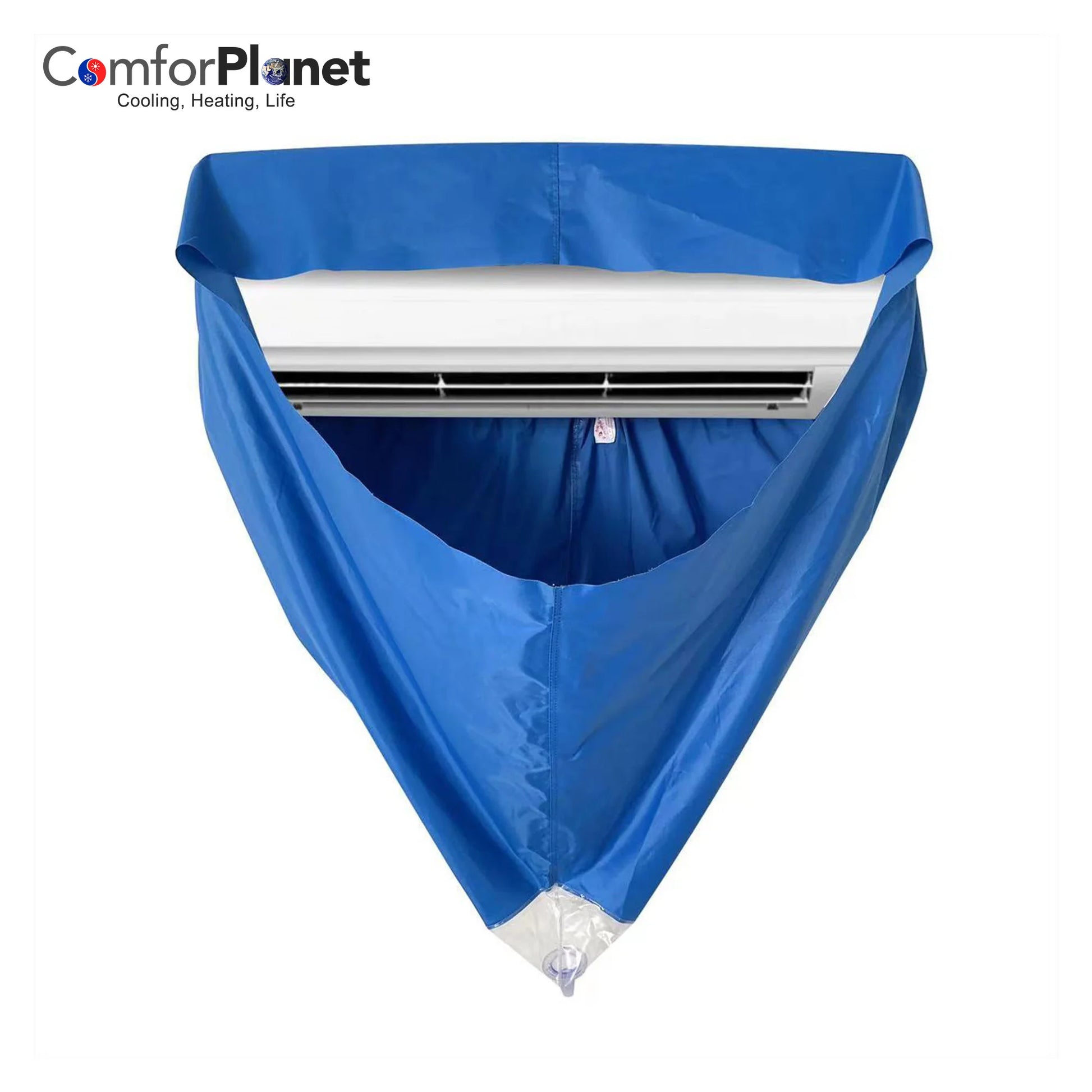 Air Conditioner Parts Plastic Protection Cover Air Conditioner Cleaning Cover  for HVAC Systems