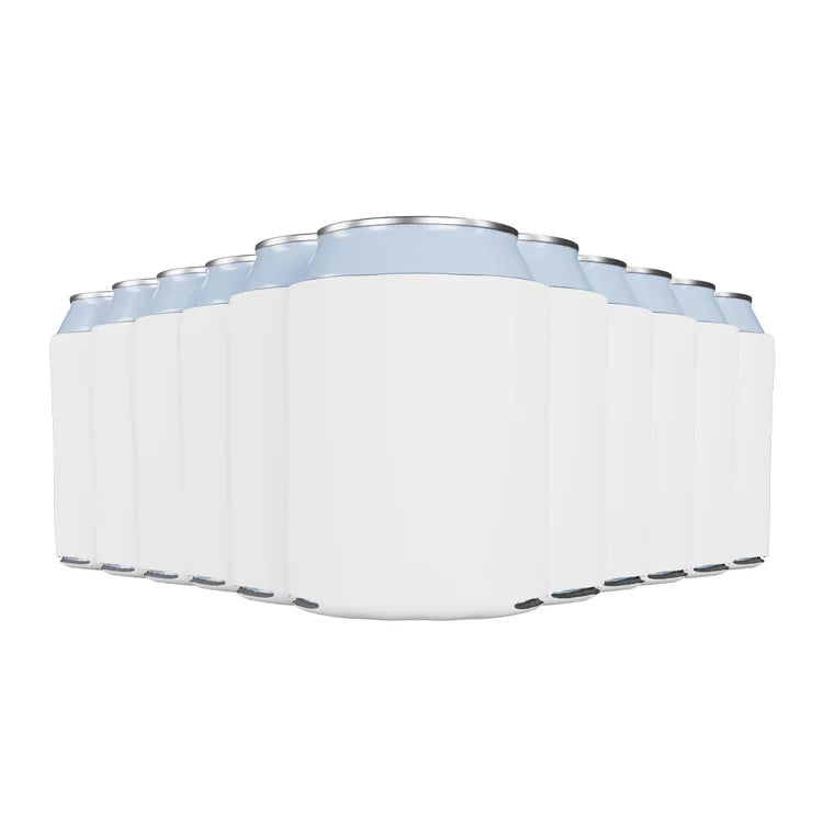Customizable White Blank Neoprene Can Cooler for Sublimation