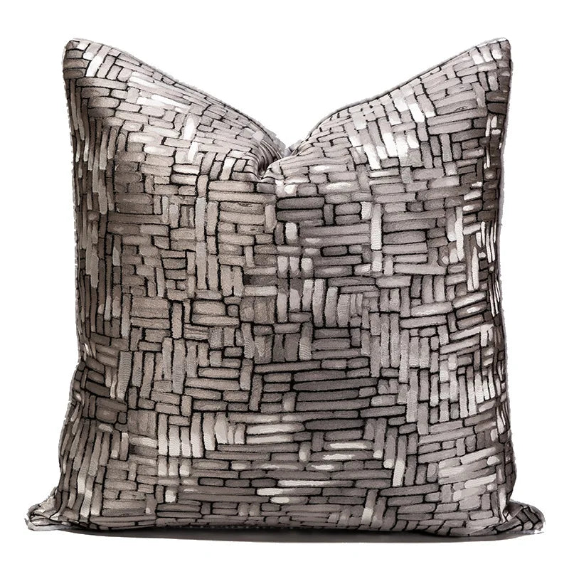 Luxury Cream Throw Pillow Covers Texture Cushion Cover Furniture Interior Decoration 45*45CM 50*50CM