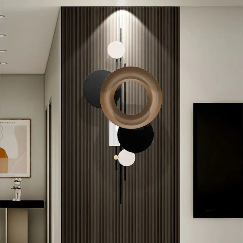 Creative Simple 3d Metal Wall Art Decor Handmade Wall Hanging Art Sculpture Wall Decor Items for Living Room