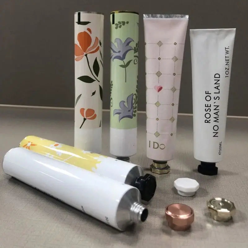 Environmentally Friendly Recyclable Aluminum Soft Tube for Hair Dye Custom Color 30ml-200ml Volume for Toothpaste Skin Care