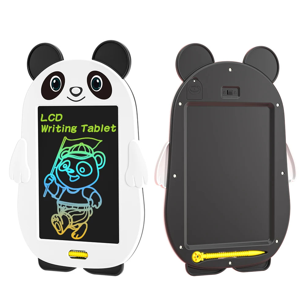 Aopu 2024 Electronic Writing Tablet Cartoon Panda Magic Drawing Pad  Lcd Writing Board LZX OEM