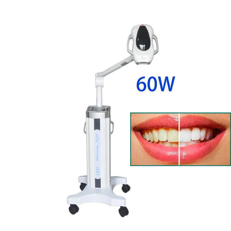 2022 Portable Zoom 60w Professional Use for Dental or Salon Tooth Bleaching Led Laser Light 12pcs Lamp Teeth Whitening Machin