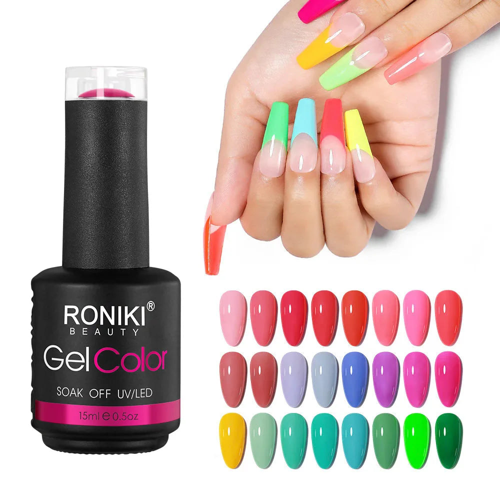 Factory Custom Nail Painting 15ml Wholesale Odorless Uv Gel Private Label Professional Nail Supplies Nail Gel Polish for Salo