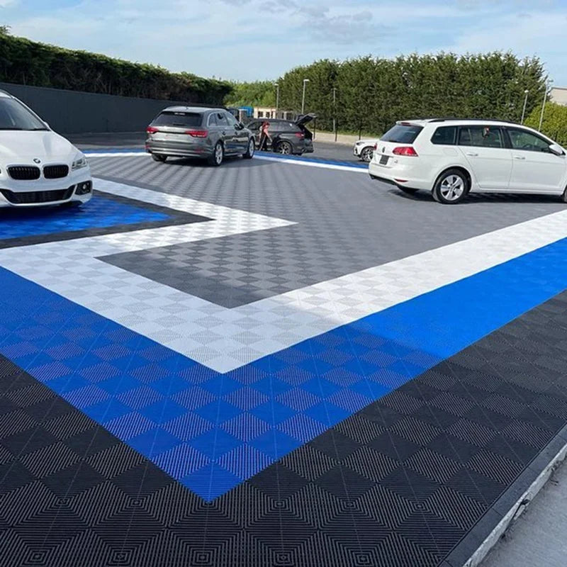 Easy Installation Anti slip pp Pvc Plastic Garage Interlocking Modular Floor Tiles