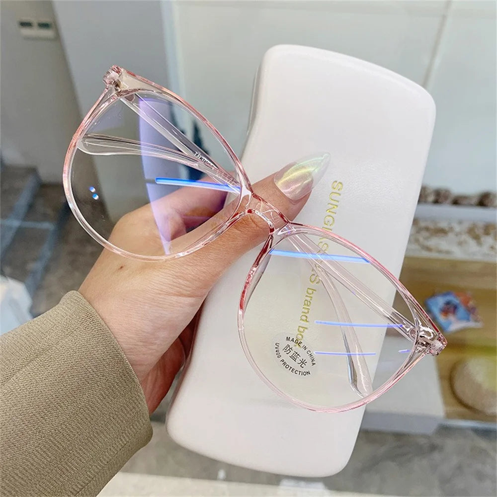 Blue Light Blocking Glasses  Women Oversized Eyeglasses Anti Blue Light Computer Glasses Men Safety Eyewear Spectacle