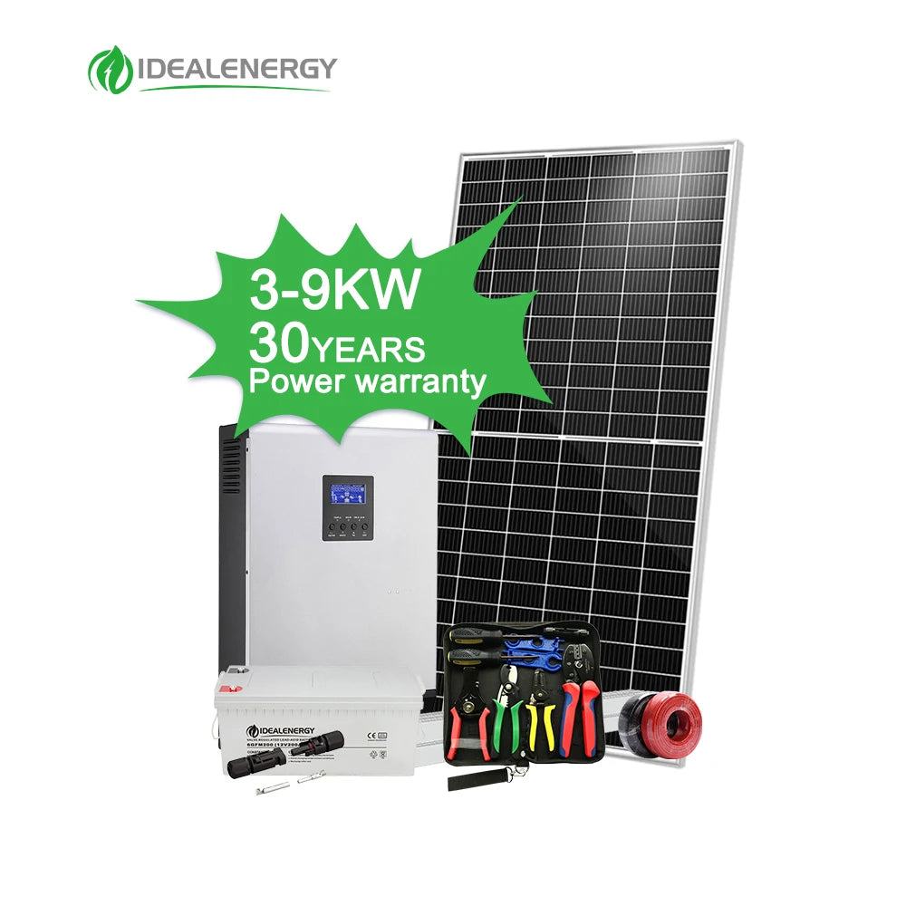 INE home whole house cheap 48v 3000w 5kw solar cell power generator generation photovoltaic system