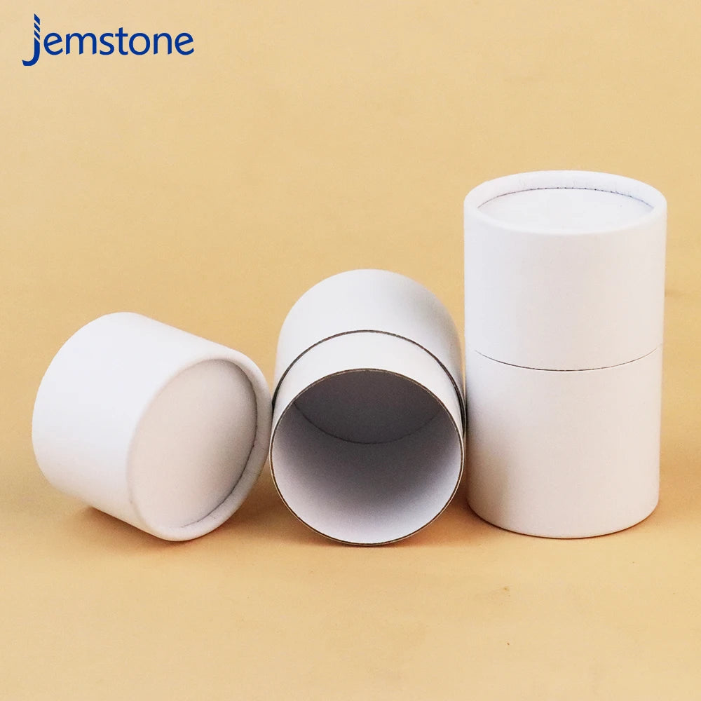 Wholesale Stock Recycled Materials Custom Size White Kraft Paper Tube Packaging Cardboard Tube