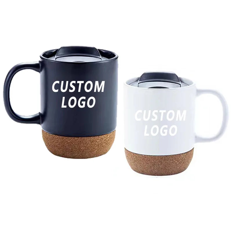 Custom Logo 11oz Ceramic Mugs Sublimation Blanks Beer Coffee Wholesale Colorful Bone Ceramic Mugs