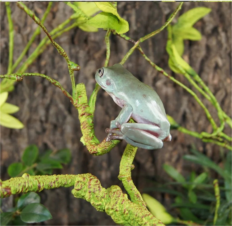 Simulated Rattan Reptiles Cage Climbing Tree Vine Tree Frog Glider Gecko Lizard Reptile Box Landscaping Foldable Simulated Vi