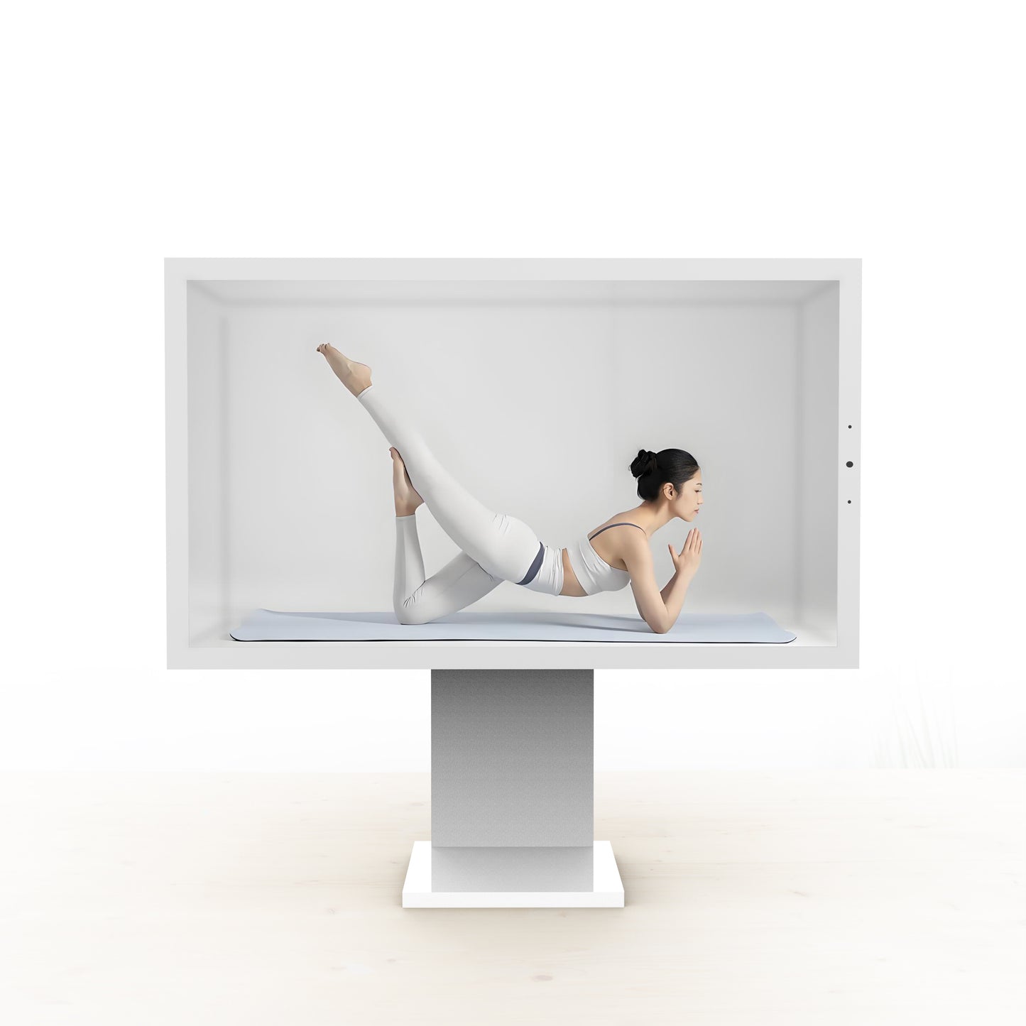 32 Inch Interactive 3D Holobox Lcd Touch Screen Advertising Monitor Transparent LCD Display Box