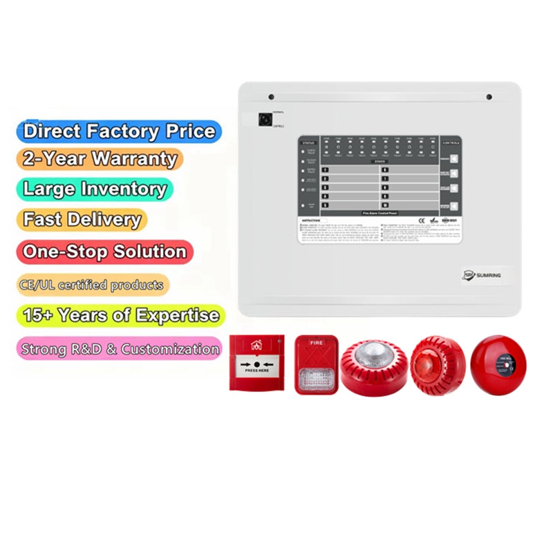 Factory Automatic Control Panel for Fire Protection Gas Fire Extinguishing System Fire Alarm Control Panels