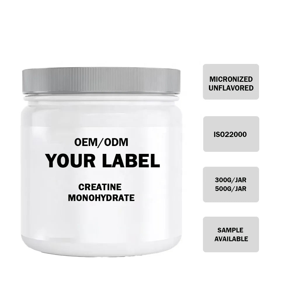 ISO Factory OEM Micronized Creatine Monohydrate Poudre Monohydrate Creatine Powder