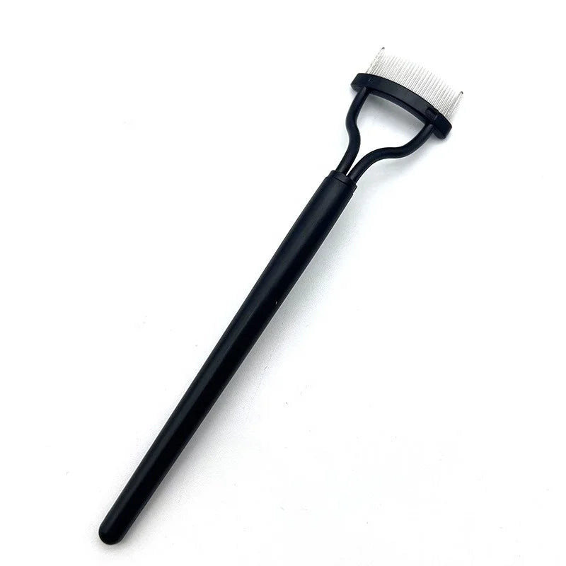 Stainless Steel Eyelash Comb Foldable Lash Separator Portable Eyelash Brush Combing Eyelash Beauty Makeup Tools