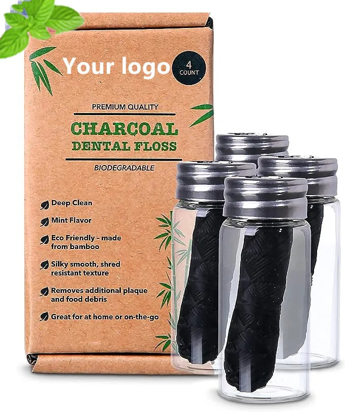 High End Custom Fresh Mint Dental Floss Durable 30m 50m Thread Floss for Tooth Cleaning