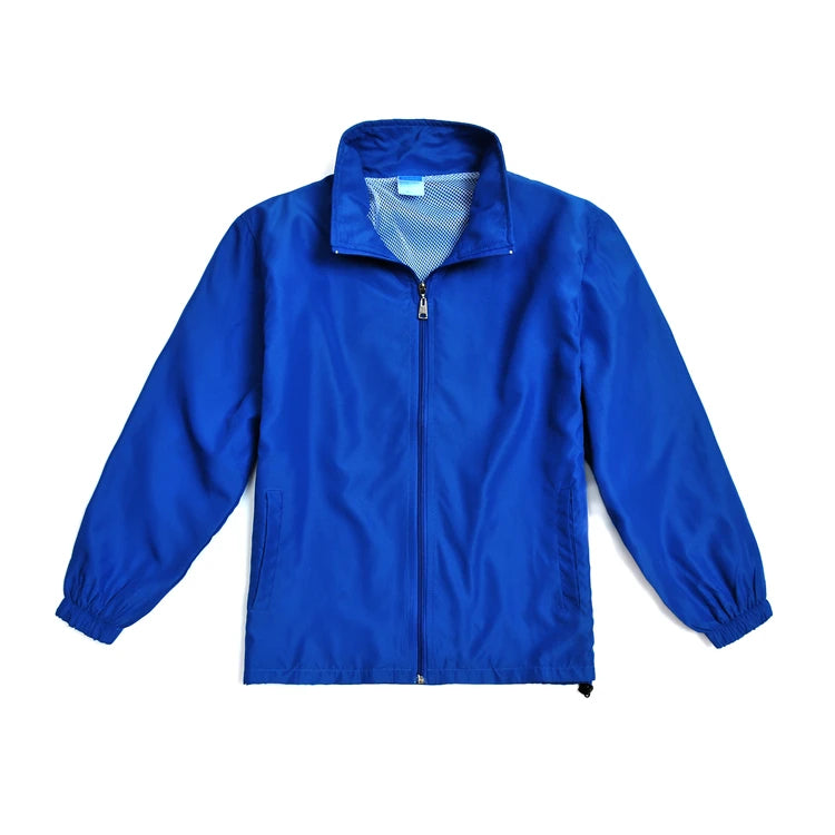 Good Quality 100% Polyester Fiber Men's Casual Winter Windbreaker Jacket Waterproof Eco-Friendly Plus Size Front Pocket