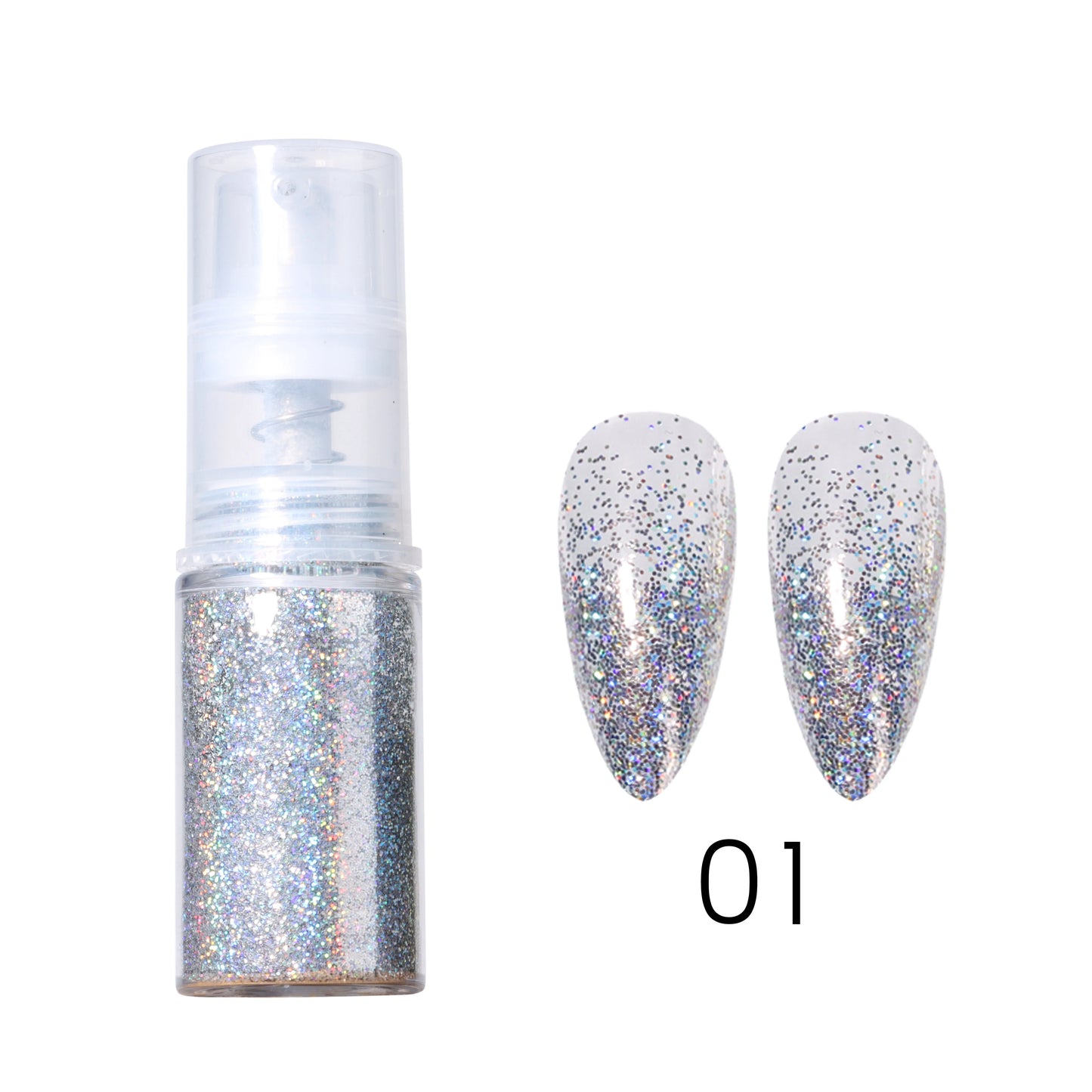 Hot-Sell LSY Professional Nail Ombre Spray Powder 12 Colors OEM Private Label for Nail Art Beauty