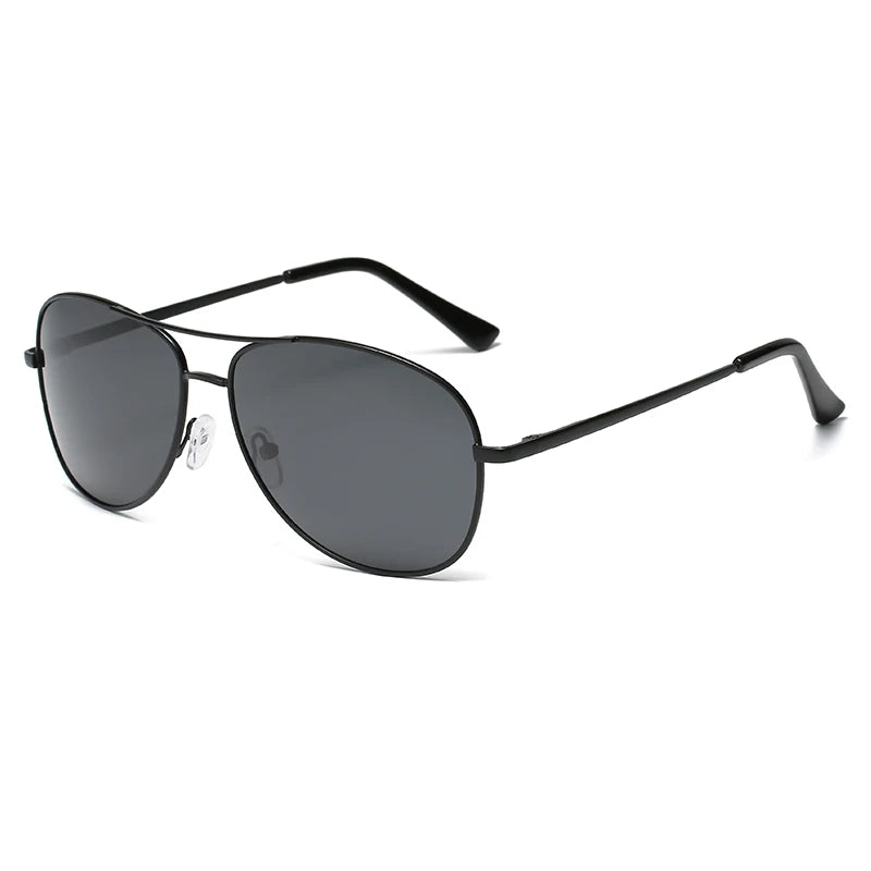 New UV400 Metal TAC Polarized Double Bridge Sun Glasses for Driving Fishing Golf Photochromic Sunglasses