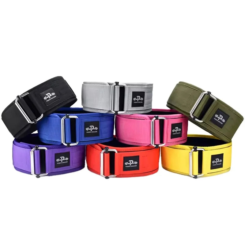 POWER DRAGON Nylon Fitness Weight Lifting Belt Barbell Dumbbell Training Back Support Squat Dip Power Lifting Waist Belt