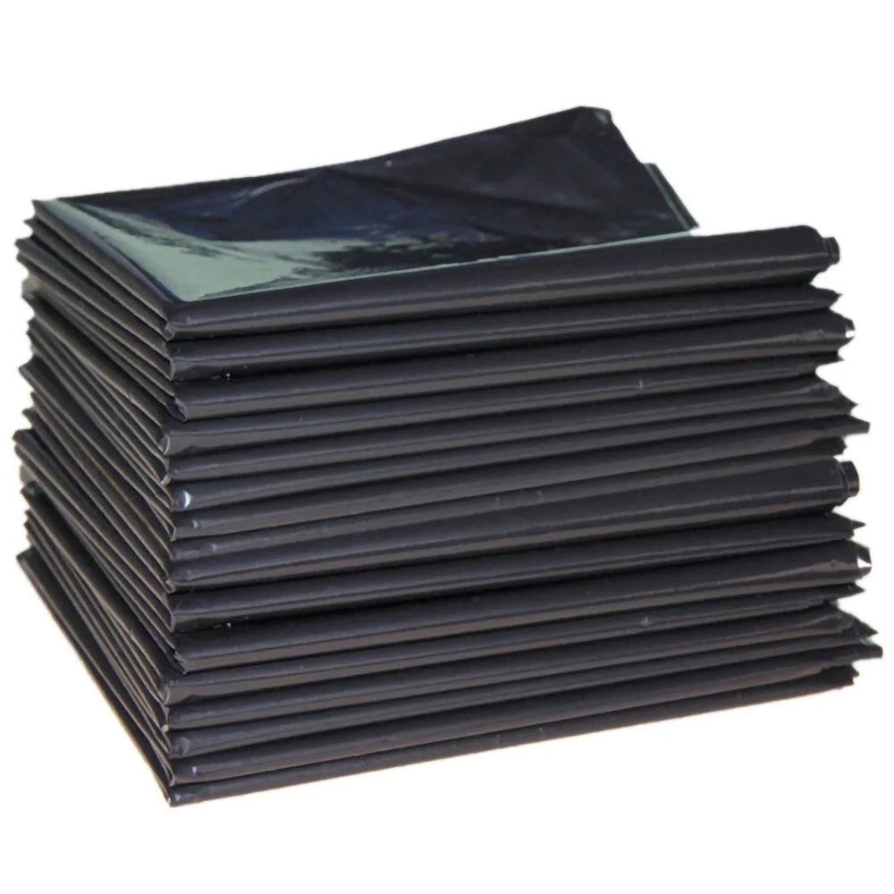 Wholesale Heavy Duty Plastic Garbage Bags Biodegradable Black Kitchen Storage Bin Bags Custom Logo Low Price Supermarket Mode