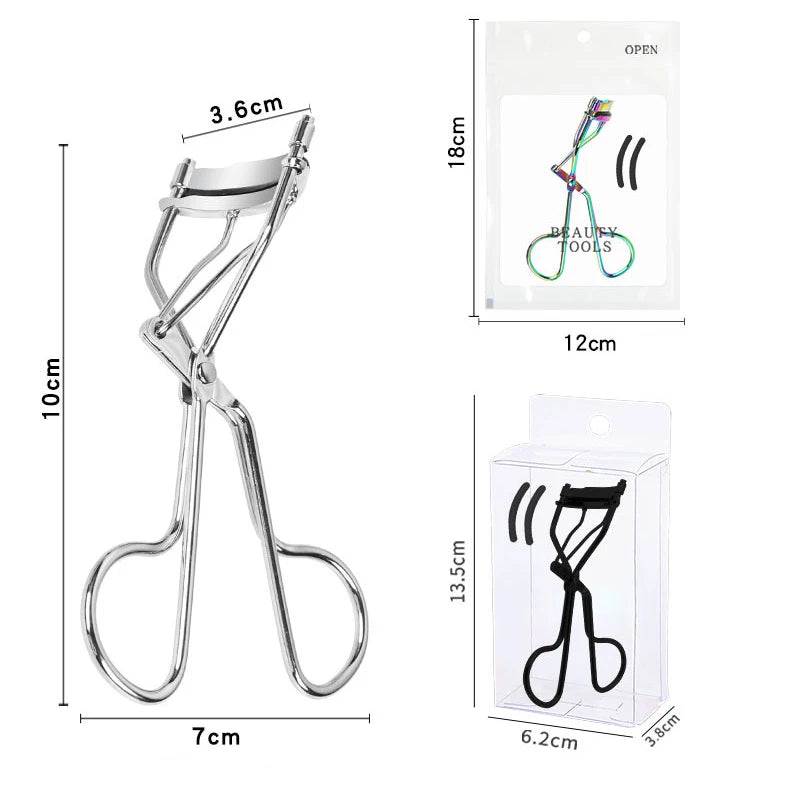 Hot Sale Colorful Bling Eye Lash Auxiliary Curler Silver Bling Black Beauty Tool Set Wholesale Low Price Eyelash Pressed Curl