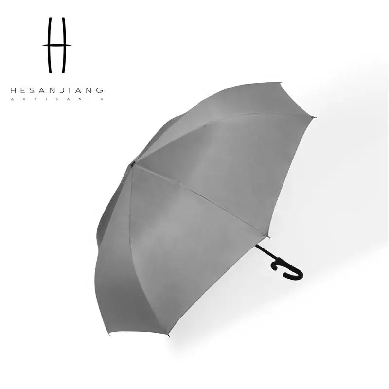 Economic Reversible Double Layer Windproof Waterproof Inverted Umbrella C Handle Auto Open All-in-One Features Custom Logo