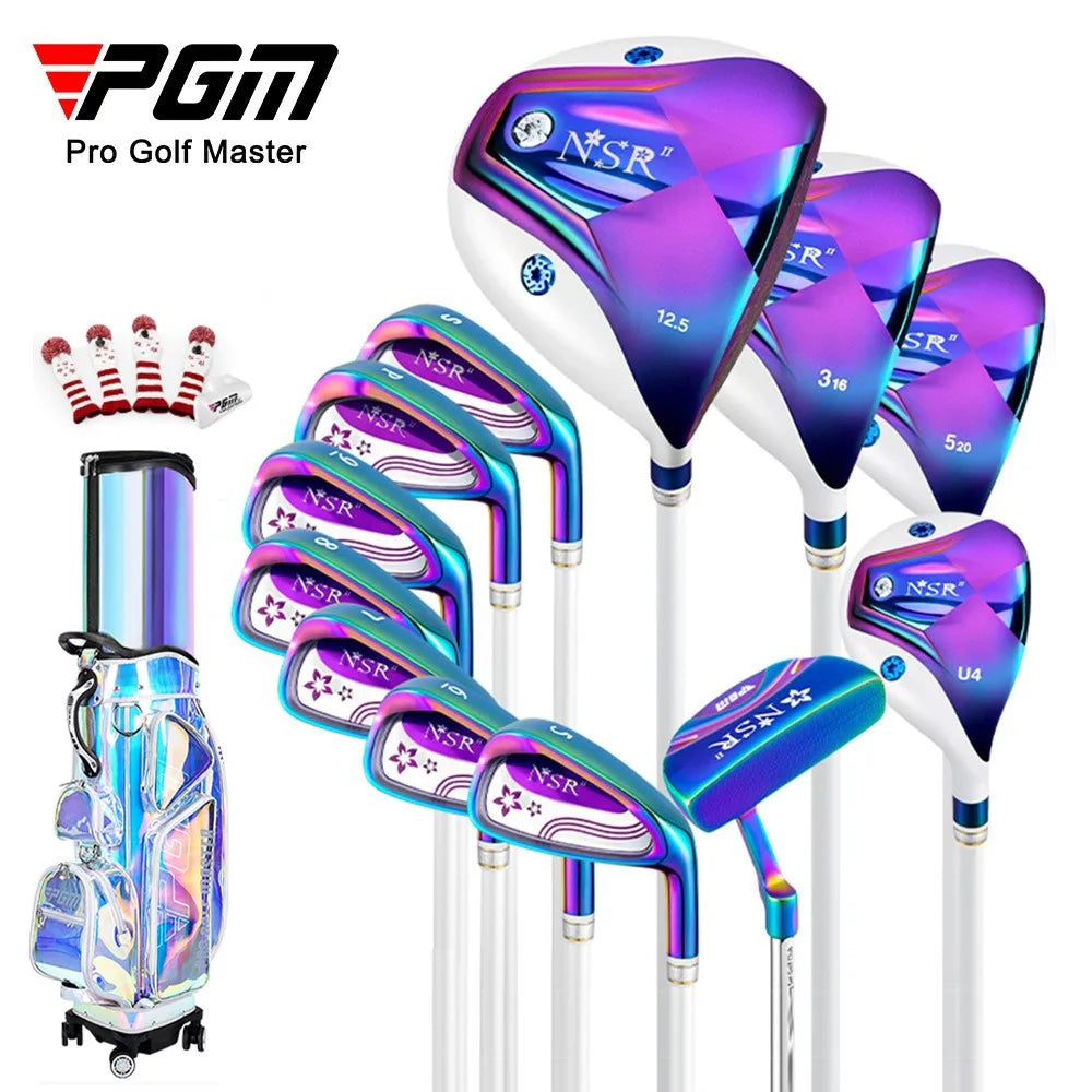 PGM LTG026 NSR 2 Right Handed Professional Ladies Women Golf Clubs Complete Set with Golf Travel Bag