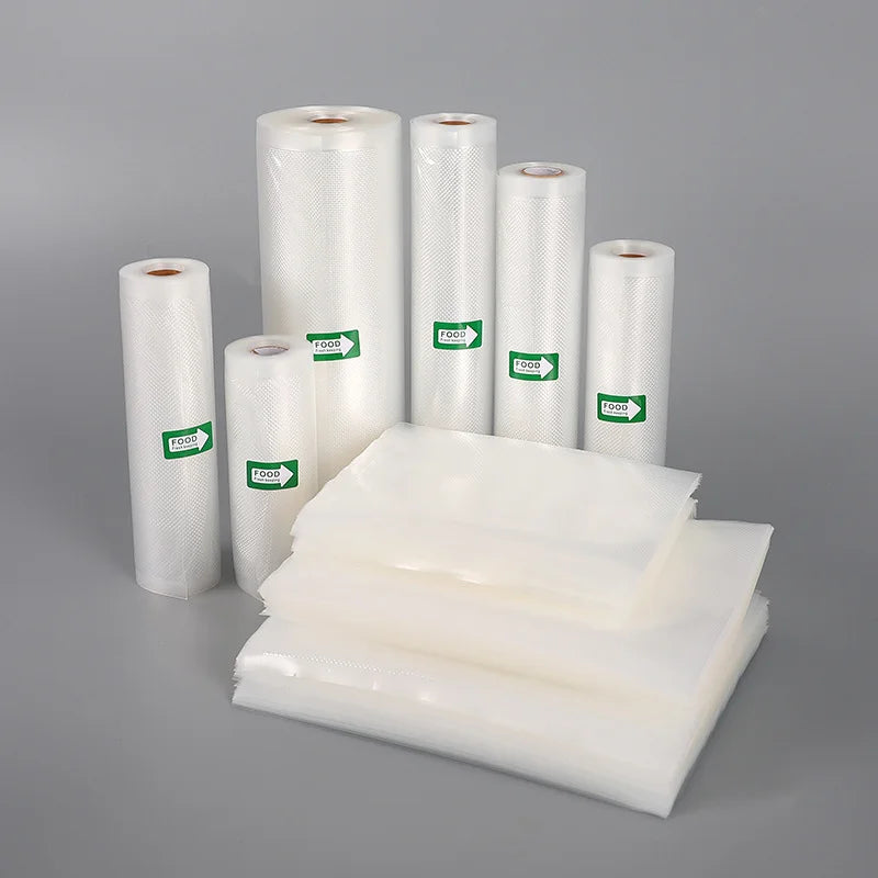 YXKANG Factory Low Price Nylon Pe Plastic Resealable Food Bags Embossed Vacuum Seal Bag Rolls