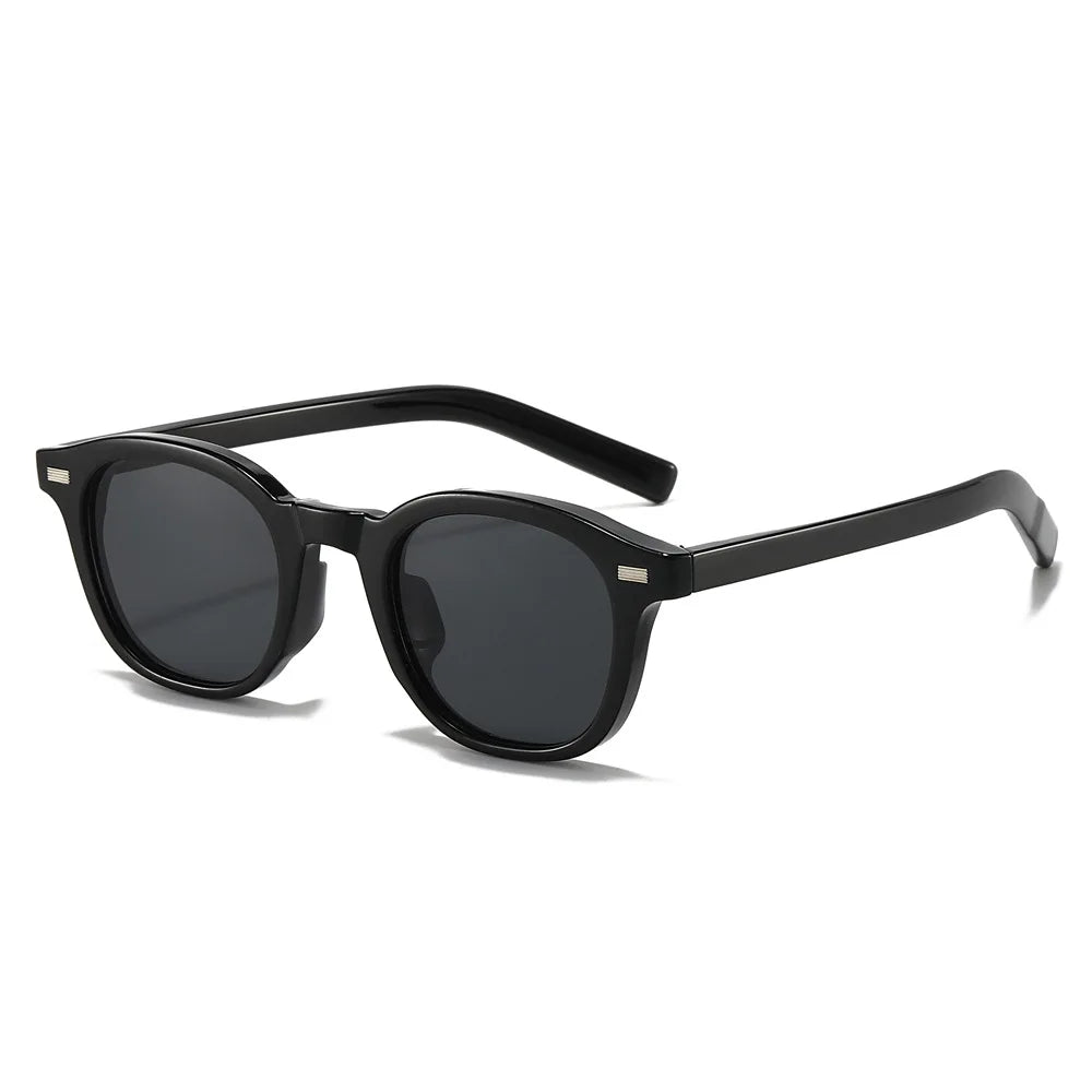 2024 Premium Mens Sunglasses Logo Retro Leopard Print Sunglasses Mens Uv400 Circle Glasses Sunglasses