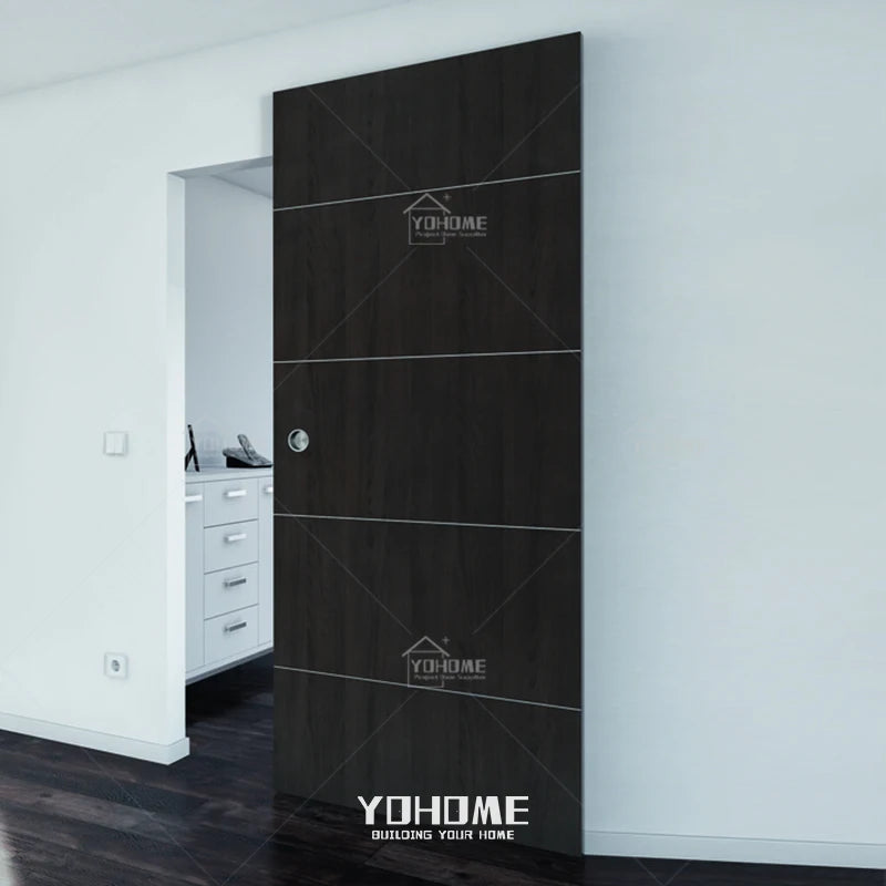 Italy Ghost Sliding Door With Completely Concealed Hardware and Track Ghost Sliding Door With Invisible Track Sliding Ghost D