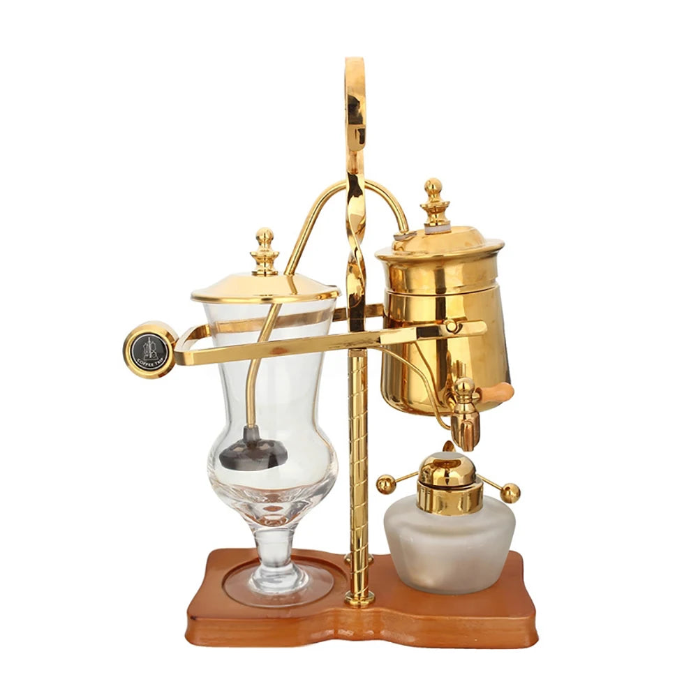Hot Sale Premium Coffee Maker Stainless Steel Royal Belgium Balancing Siphon Coffee Maker Coffee Pot